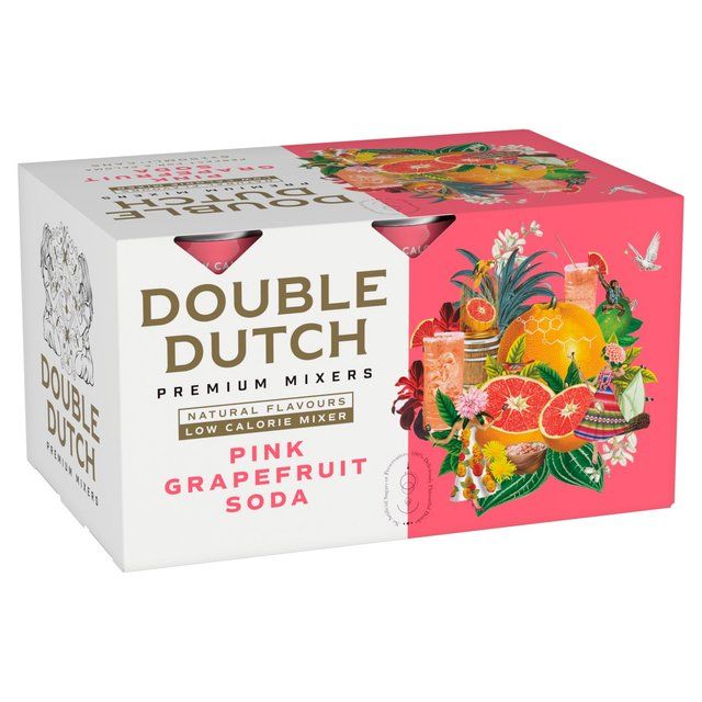 Double Dutch Pink Grapefruit Soda   6 x 150ml