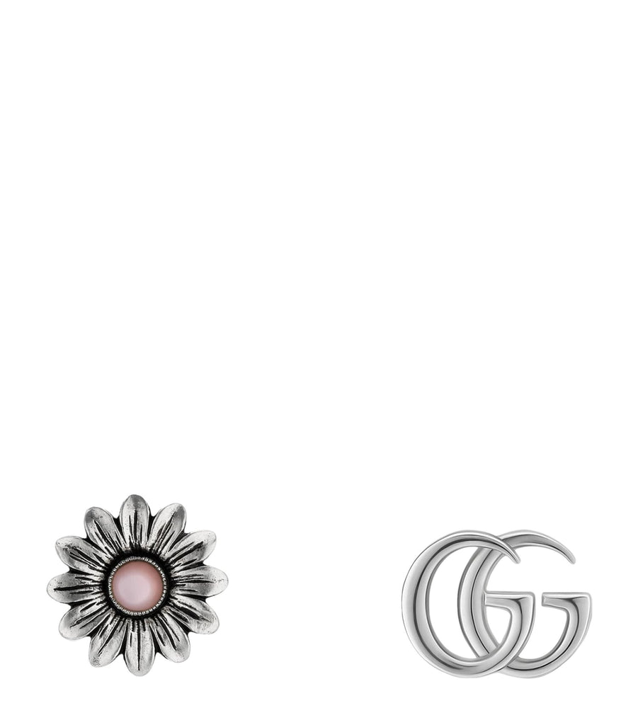 Double G Flower Stud Earrings