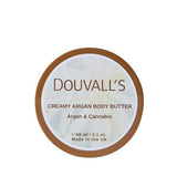 Douvall's Organic Creamy Argan Body Butter 60ml Hemp