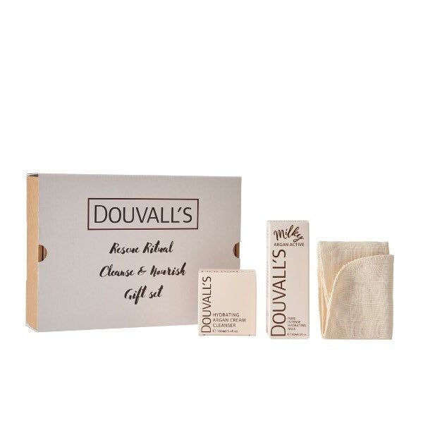 Douvall's Rescue Ritual Cleanse &amp;amp; Nourish Skincare Gift set