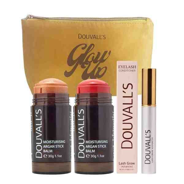 Douvalls Glow Up Argan Gift Set (Colour Balm &amp;amp; Lash Serum)