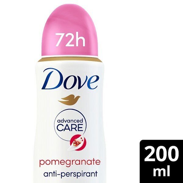 Dove Advanced Antiperspirant Deodorant Pomegranate 200ml 200ML