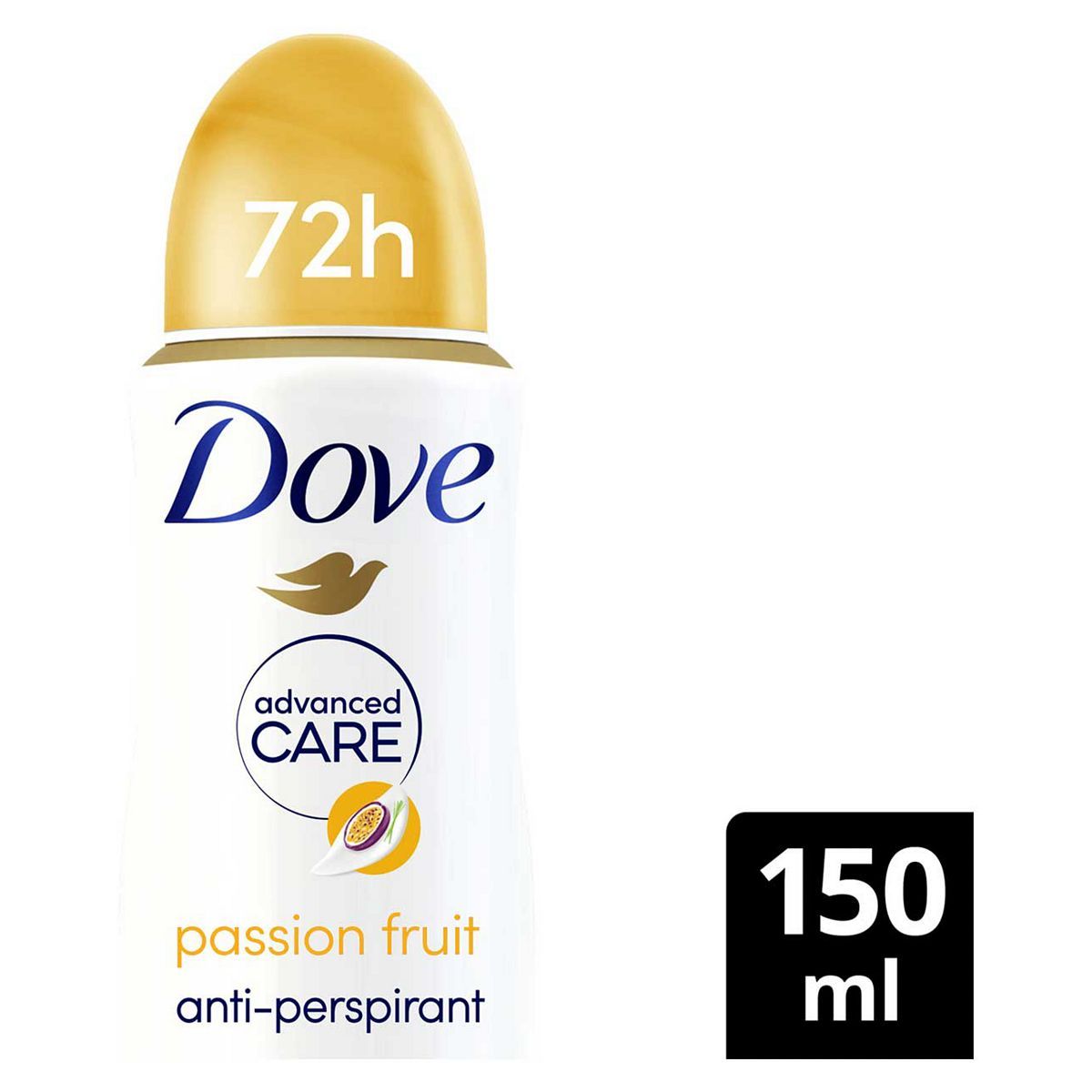 Dove Advanced Care Go Fresh Passion Fruit &amp;amp; Lemongrass Scent Anti-perspirant Deodorant Spray for 72 hours protection 150ml