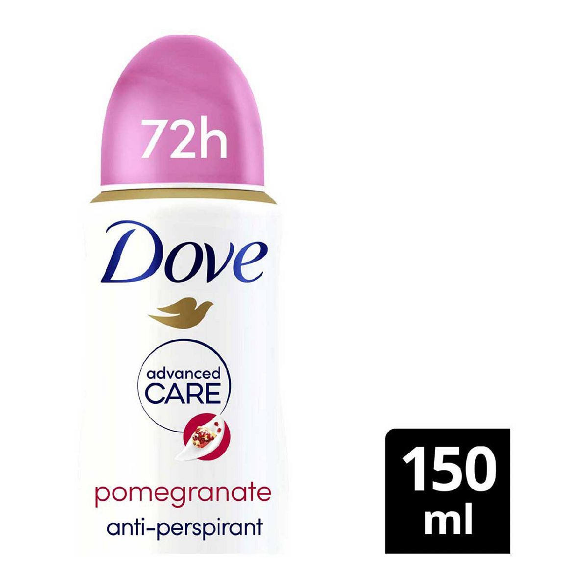 Dove Advanced Care Go Fresh Pomegranate &amp;amp; Lemon Verbena 72hour protection Anti-perspirant Deodorant Aerosol Spray 150ml