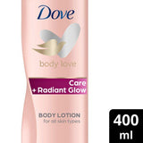 Dove Body Love Body Lotion Care + Radiant Glow 400 Ml