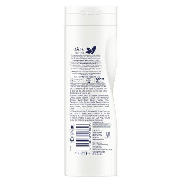 Dove Essential Body Lotion 400ml