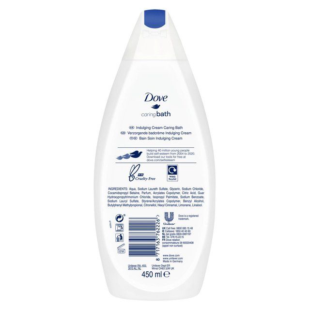 Dove Indulgent Bath Cream   450ml