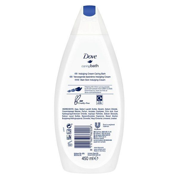 Dove Indulging Cream Bath Soak 450ml