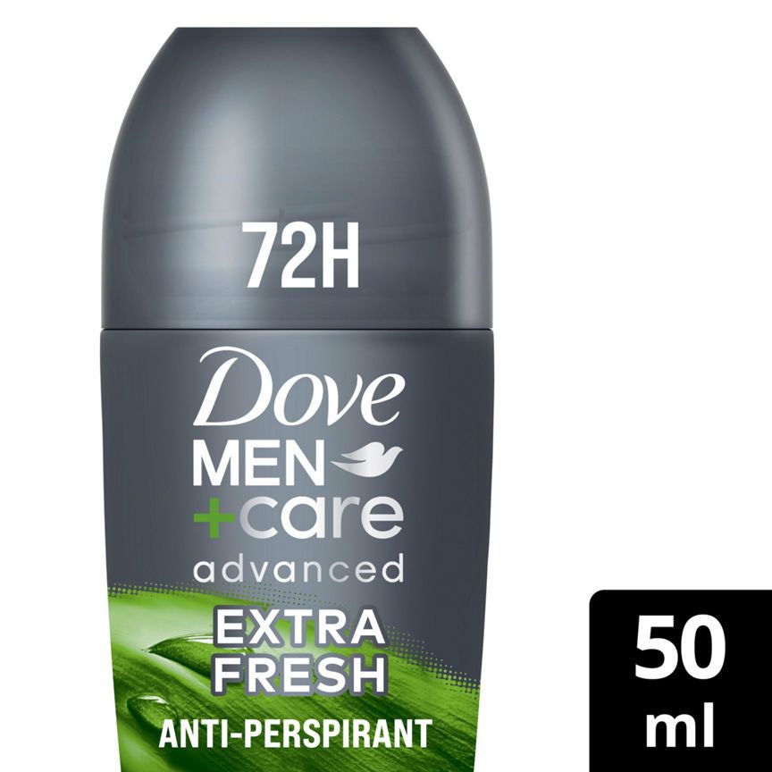 Dove Men+Care Advanced Antiperspirant Deodorant Roll On Extra Fresh