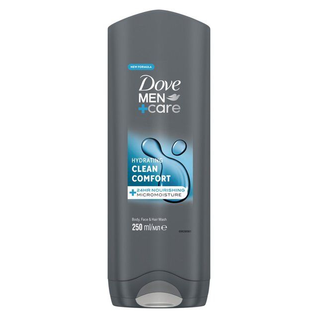 Dove Men+Care Clean Comfort Body &amp;amp; Face Wash   250ml