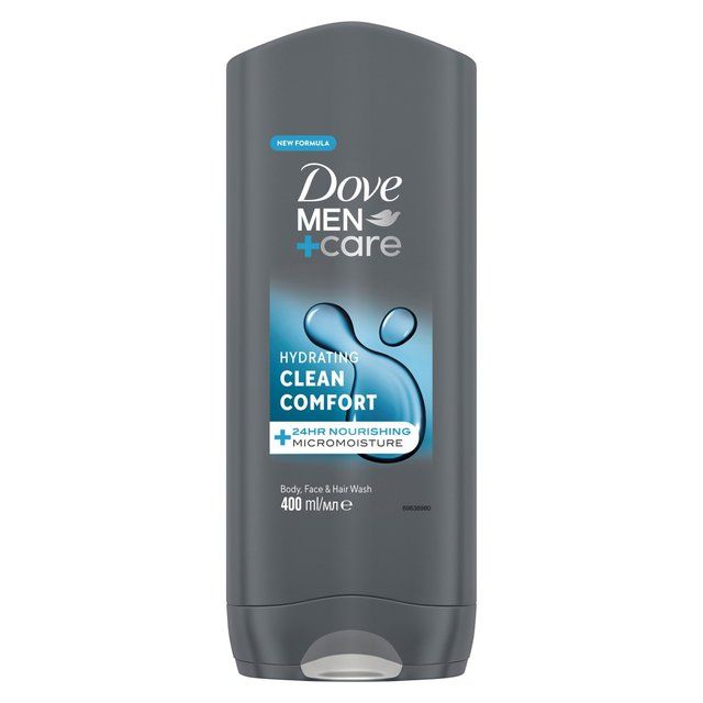 Dove Men+Care Clean Comfort Body &amp;amp; Face Wash   400ml