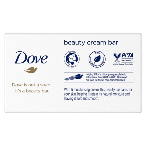 Dove Moisturising Soap Beauty Cream Bar 4X90g