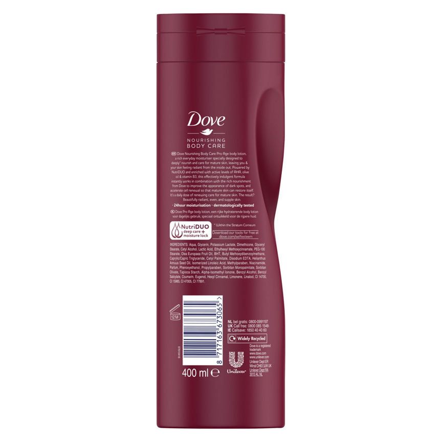 Dove Nourishing Body Care Pro Age Body Lotion