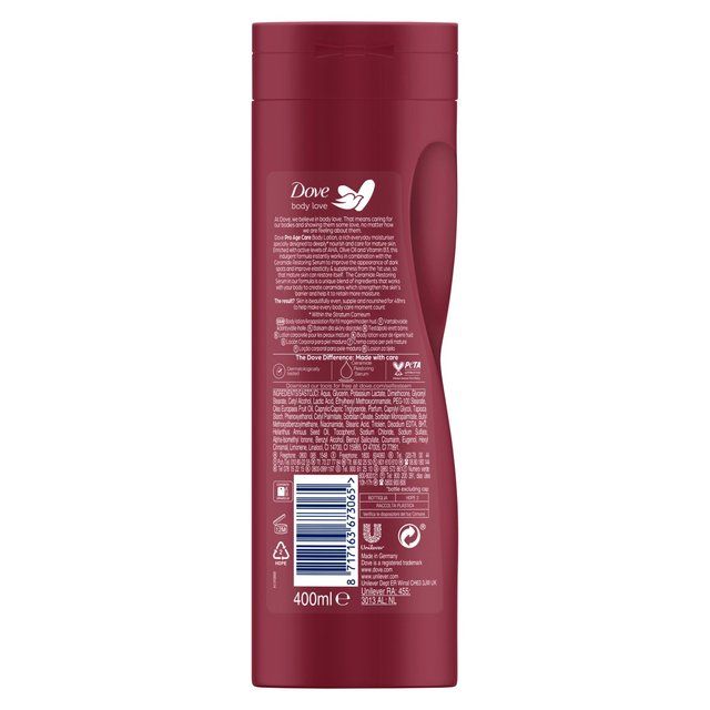 Dove Nourishing Body Care Pro Age Body Lotion   400ml