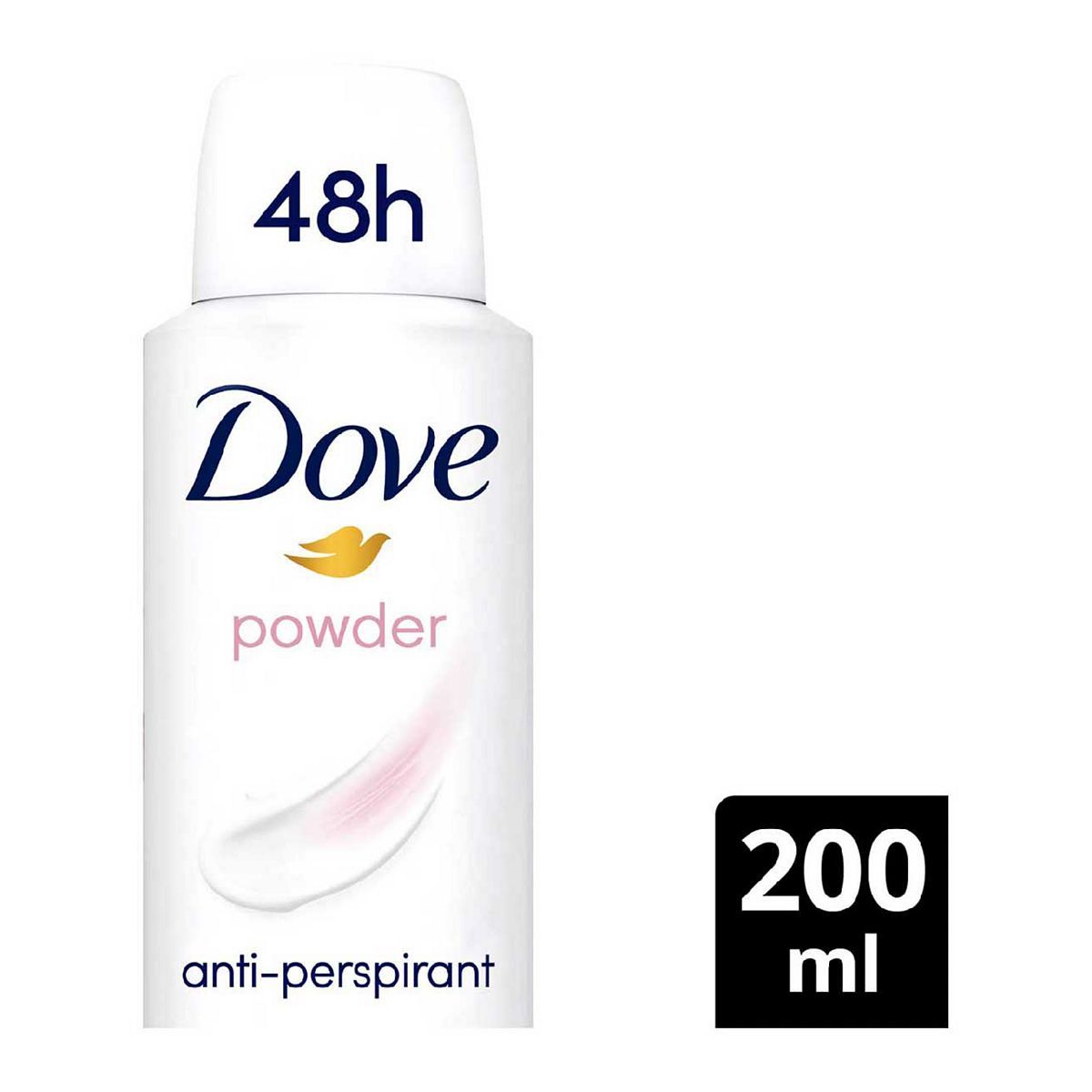Dove Powder with &amp;frac14; moisturising cream Anti-perspirant Deodorant Spray for 48 hours of protection 200ml