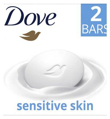 Dove Pure &amp;amp; Sensitive Beauty Bar 90 g x 2