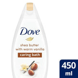 Dove Shea Butter Bath Cream   450ml