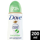 Dove Women Advanced Antiperspirant דאודורנט מלפפון אירוסול 200 מ"ל