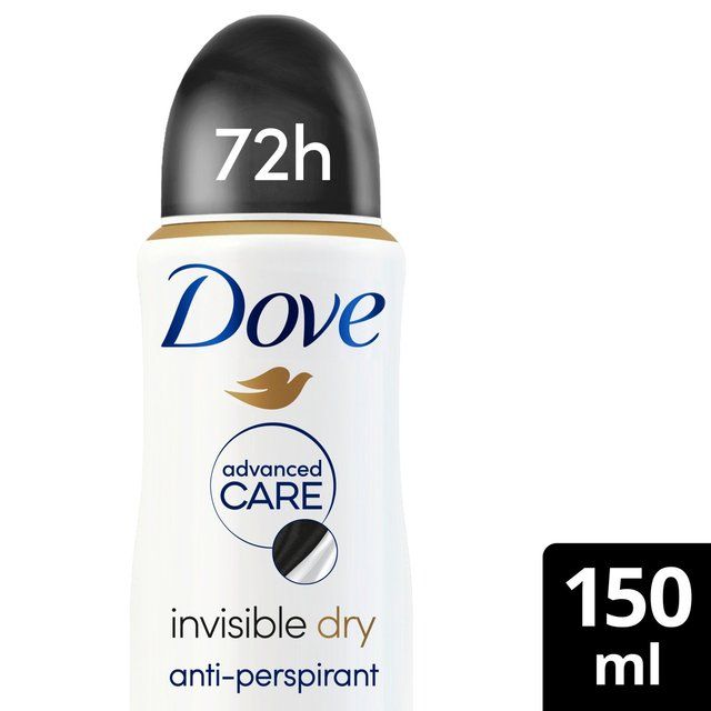 Dove Women Advanced Antiperspirant דאודורנט Invisible Dry Aerosol 150ml