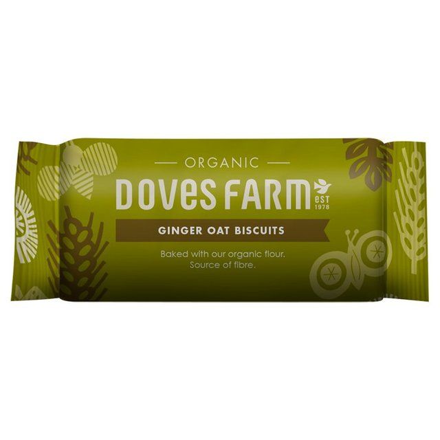 Doves Farm Organic Ginger Oat Biscuits   200g