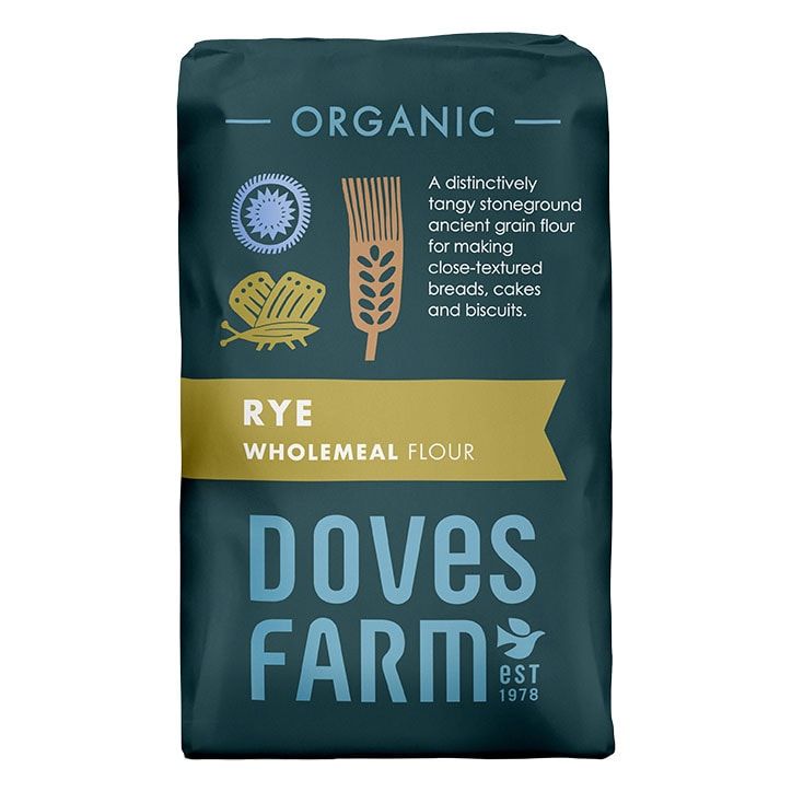 Doves Farm Organic Wholemeal Rye Flour 1kg