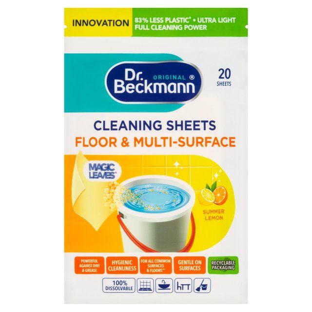 Dr. Beckmann All Purpose Cleaning Sheets Summer Lemon   20 per pack