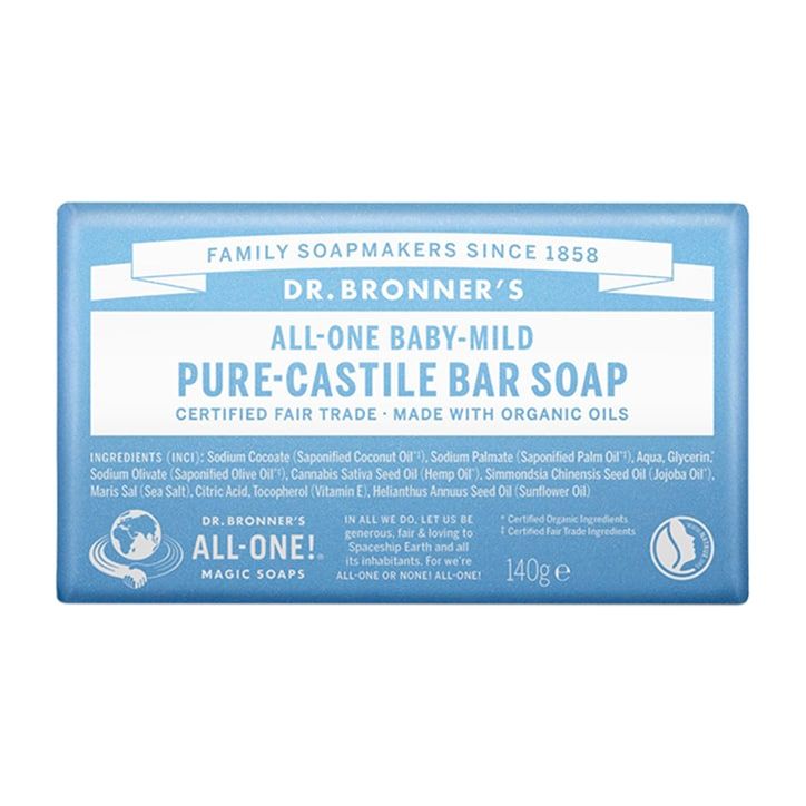 Dr Bronner All-One Almond Pure-Castile Bar Soap 140g