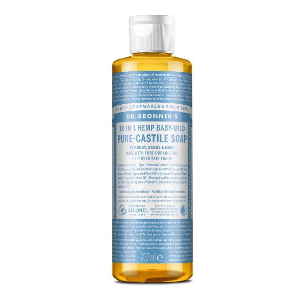 Dr Bronner Baby Mild Castile Liquid Soap - 237ml