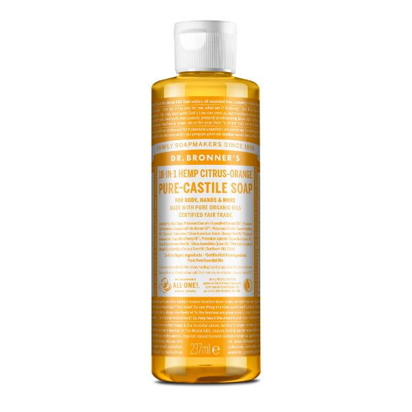 Dr Bronner Citrus Castile Liquid Soap - 237ml