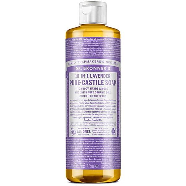 Dr Bronner Lavender Castile Liquid Soap - 473ml