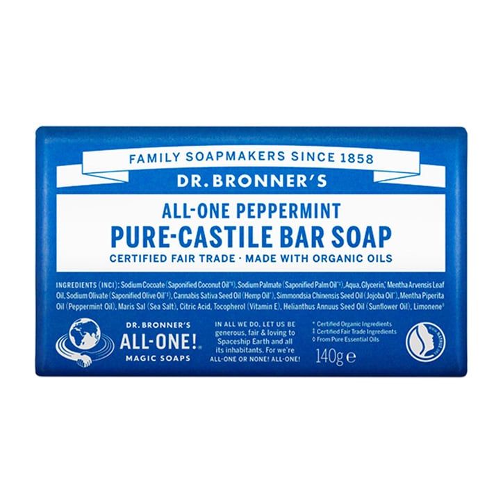 Dr Bronner's - All-One Peppermint Pure-Castile Bar Soap 140g