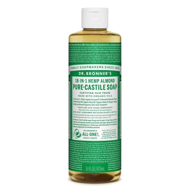 Dr. Bronner's Almond Organic Multi-Purpose Castile Liquid Soap