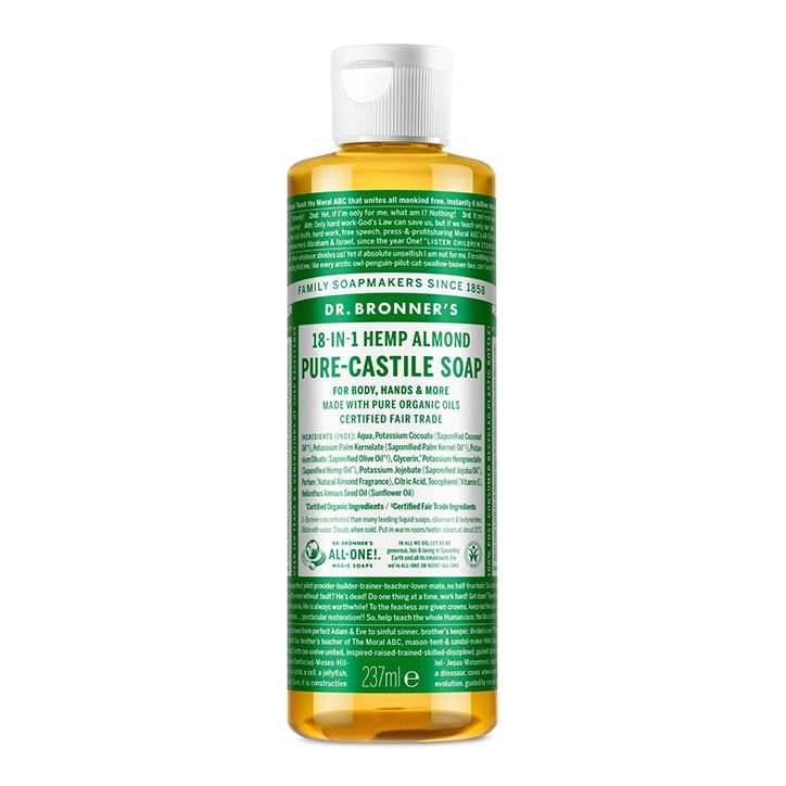 Dr Bronner's Almond Pure-Castile Liquid Soap 237ml