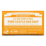 Dr. Bronner's Citrus Organic Multi-Purpose Soap Bar   140g