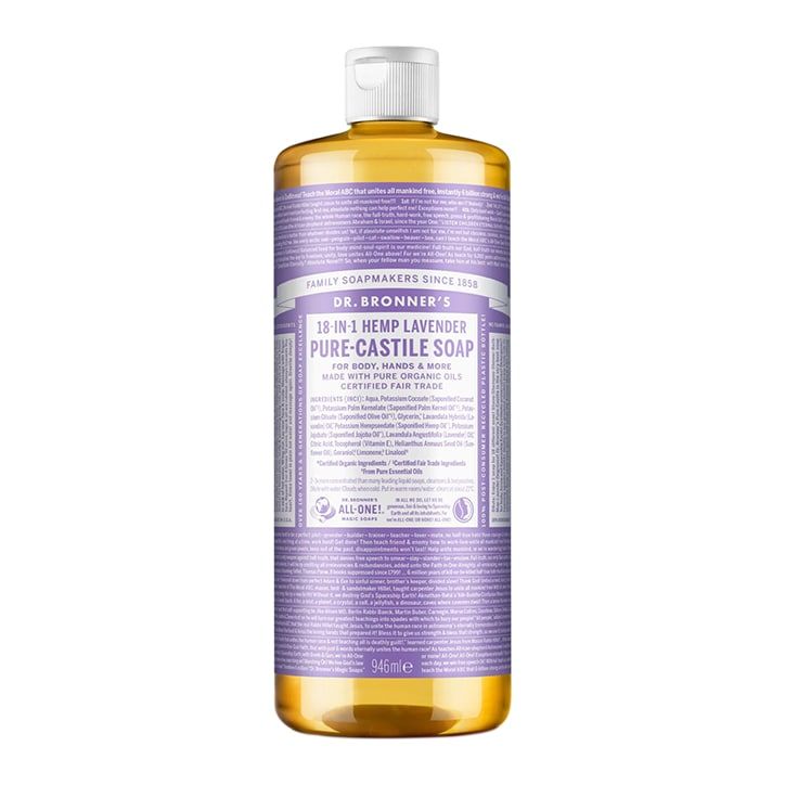 Dr Bronner's Lavender Pure-Castile Liquid Soap 946ml