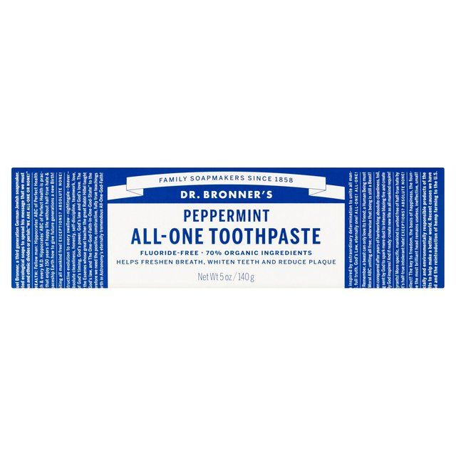 Dr. Bronner's Peppermint Organic Toothpaste All One   105ml