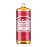 Dr Bronner's Rose Pure-Castile Liquid Soap 946ml