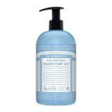 Dr Bronner's Sugar Baby-Unscented Organic Pump Soap 710ml