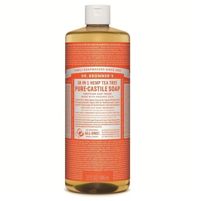 Dr. Bronner's Tea Tree Organic Multi-Purpose Castile Liquid Soap