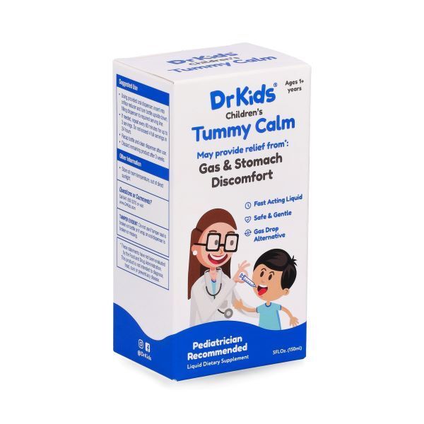 Dr Kids Tummy Calm Gas, Upset Stomach &amp;amp; Bloating - 150ml