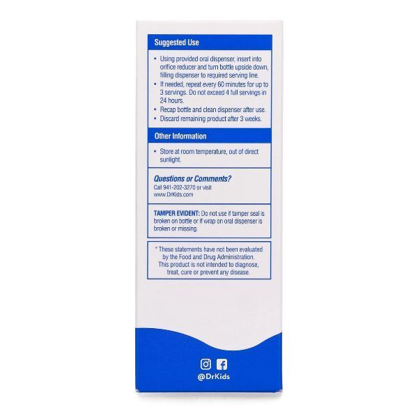 Dr Kids Tummy Calm Gas, Upset Stomach & Bloating - 150ml