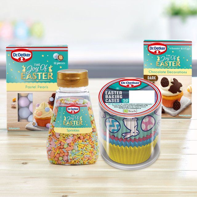 Dr. Oetker 12 Milk Chocolate Pastel Pearls Cake Decorations   33g