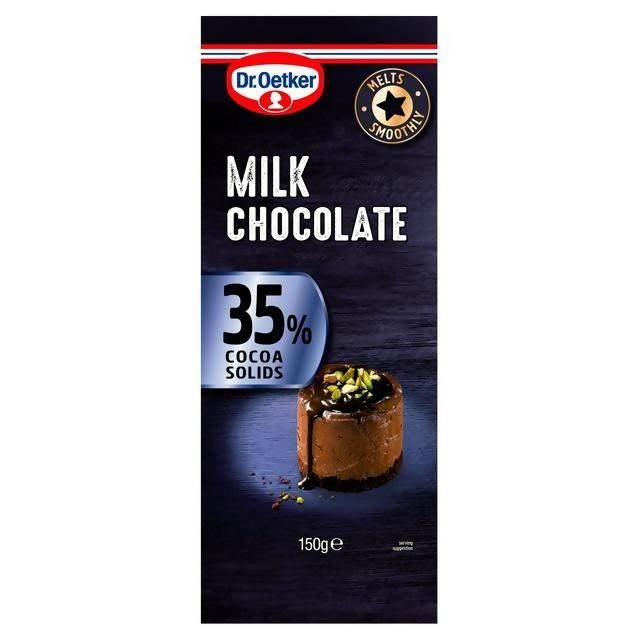 Dr. Oetker 35% Milk Chocolate Bar 150g