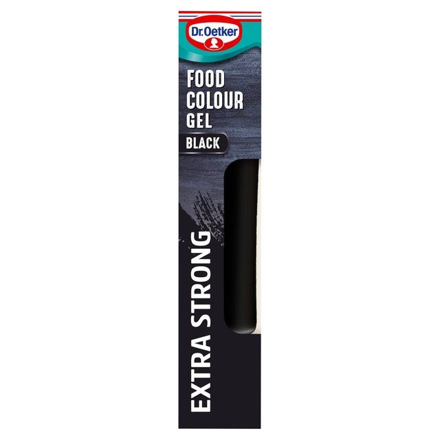 Dr. Oetker Extra Strong Black Food Colouring Gel