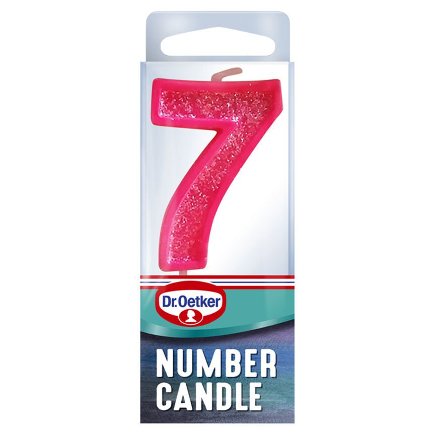 Dr. Oetker Number Seven Candle