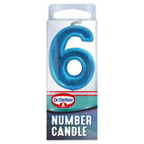 Dr. Oetker Number Six Candle