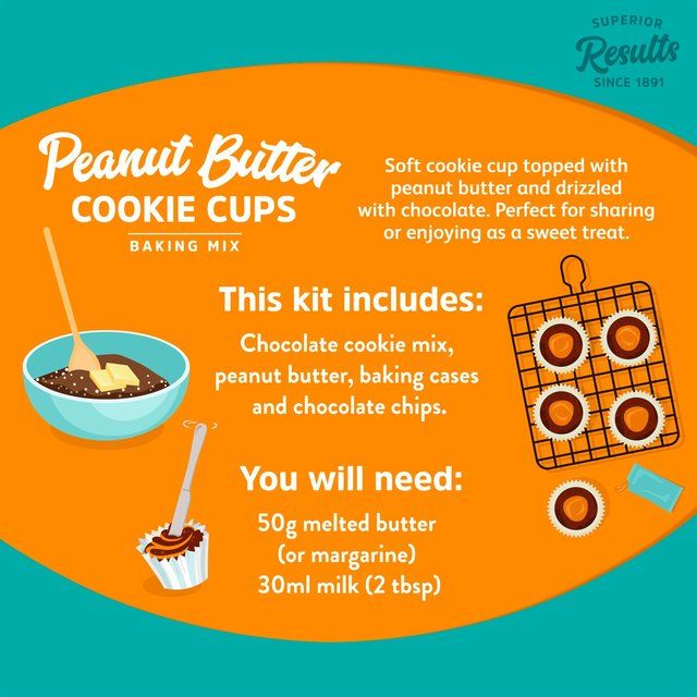 Dr. Oetker Peanut Butter Cups Cookie Mix