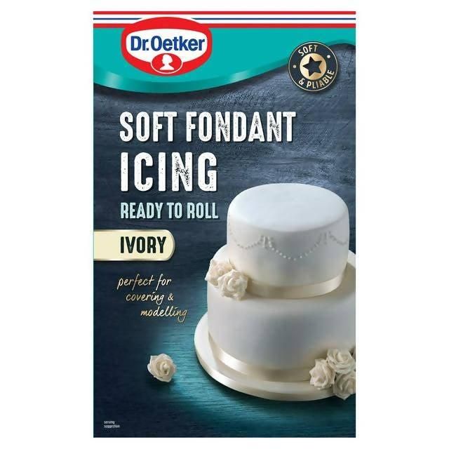 Dr. Oetker Ready to Roll Soft Ivory Fondant Icing 1kg