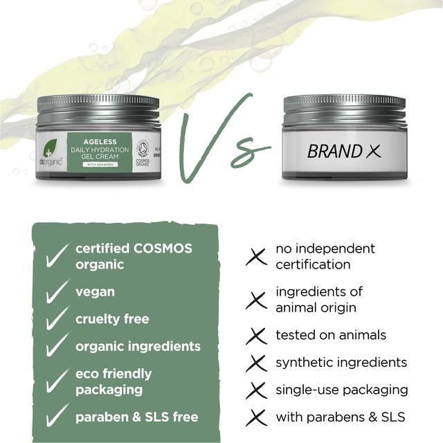 Dr Organic Ageless with Seaweed Ageless Moisturiser   50ml