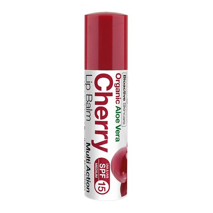 Dr Organic Aloe Vera Cherry Lip Balm SPF 15 5.7ml